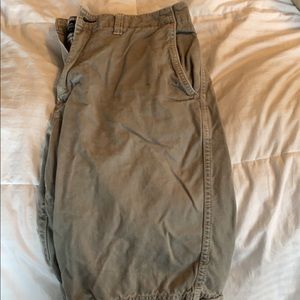 American Eagle Grey Cargo Shorts